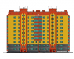 Проект №2-32 «Десятиэтажный  дом в г. Новосибирск»