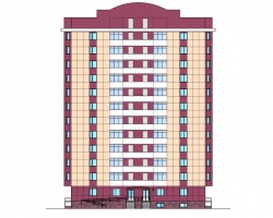 Проект №2-91 "Многоэтажное малосемейное общежитие в г. Абакан"
